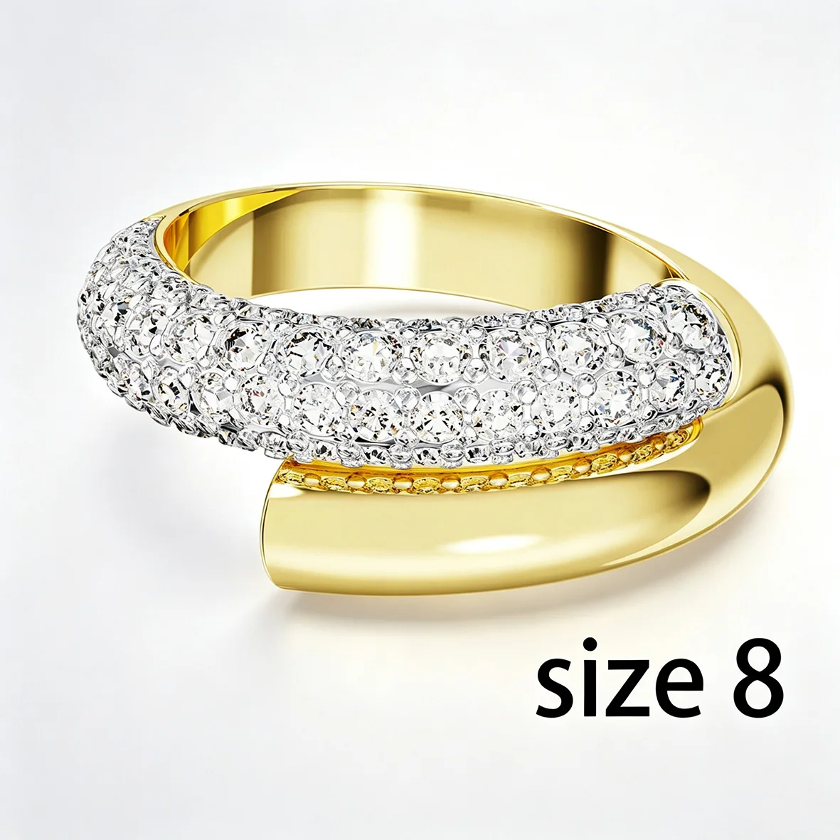 Women's Minimalist Double Ring Zircon Jewelry Set