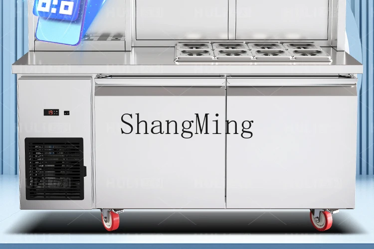 LXY automatic multi-function chain franchise milk tea equipment full set of slotting water bar console