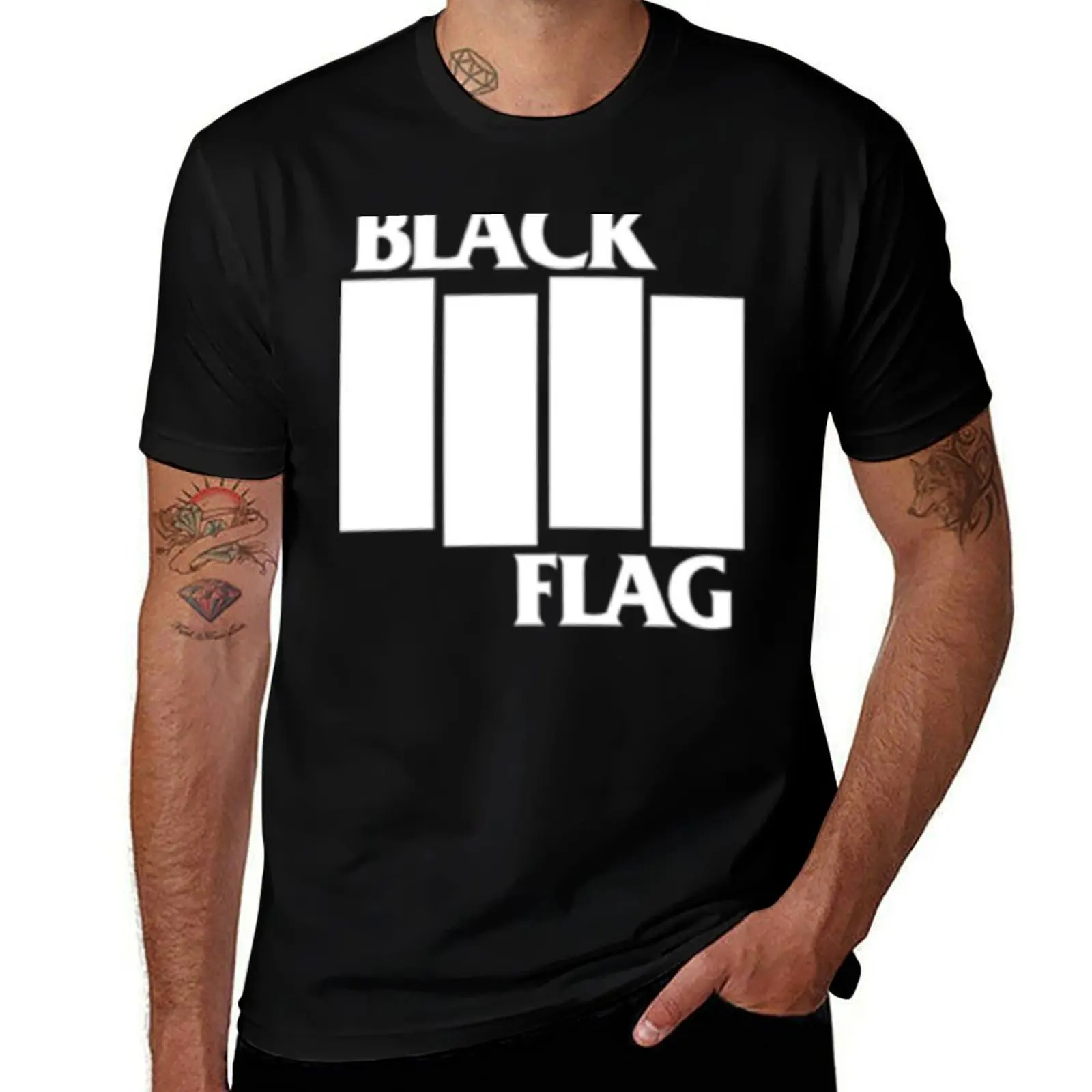 black flag T-Shirt Labor Work Casual T-Shirt