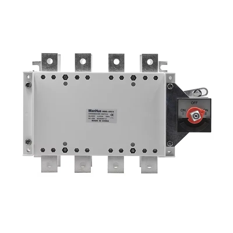 MMS-400/4P 400A 400VAC Interruptores de cambio manual de cuatro polos