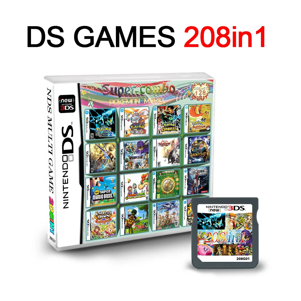 NDS Game Card DS US Version European Version Game All-in-one V2 New Version NDS Game Card