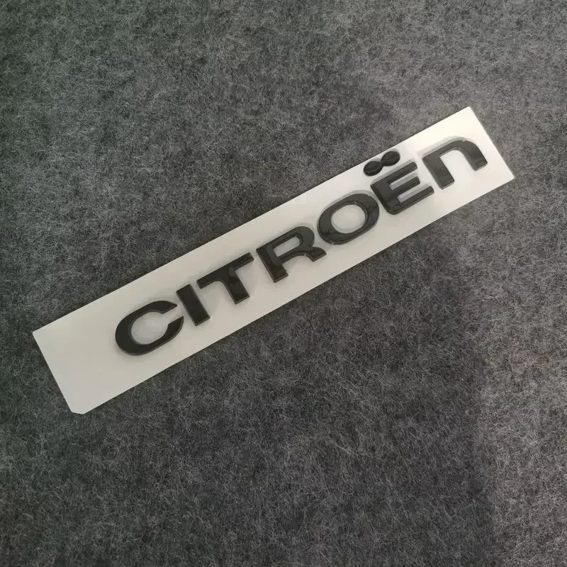 ABS Car Rear Trunk Badge Decal for Citroen C4 C3 C5 C1 DS3 DS5 DS4 Jumper Berlingo Nemo Sticker Auto Modification Accessories