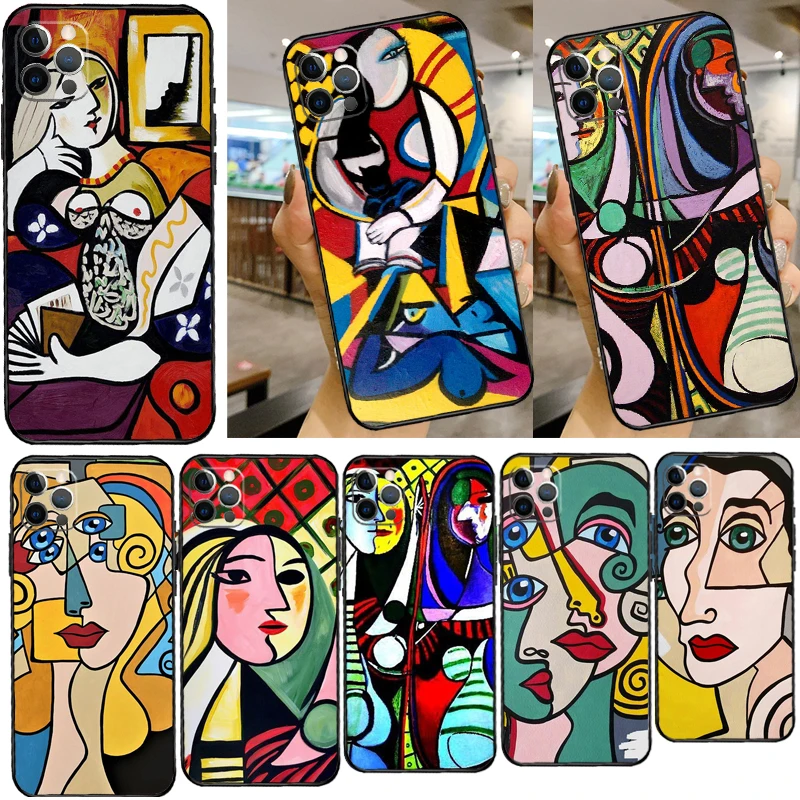 Picasso abstract Art painting For Samsung Galaxy A54 A14 A16 A26 A36 A56 A22 A32 A52 A55 A35 A05 A06 A15 Case