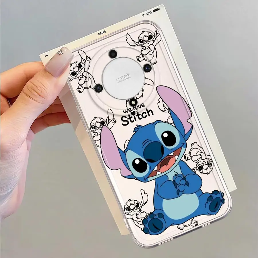ดิสนีย์สติทช์น่ารักฝาครอบโทรศัพท์กรณีสำหรับเกียรติยศ X8b X8a X8 X9b 90 Lite X7b X9a