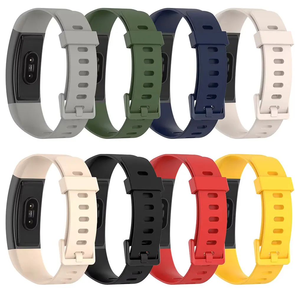 18mm Quick Release Wristband for Realme Band RMA199 Soft Silicone Smartwatch Strap for Realme Band RMA183 Replacement Accessory