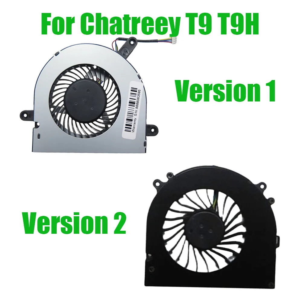 

MINI PC CPU Fan For Chatreey T9 T9H DC5V 0.5A 4PIN Replacement This model comes with two types of fans.
