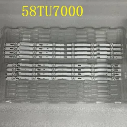 LED Strip For Samsung UE58TU7100U UA58TU7000U UN58TU7000 UE58TU7100 UE58TU7000 UN58TU7020 BN96-50458A UN58TU6900 UN58TU8000F