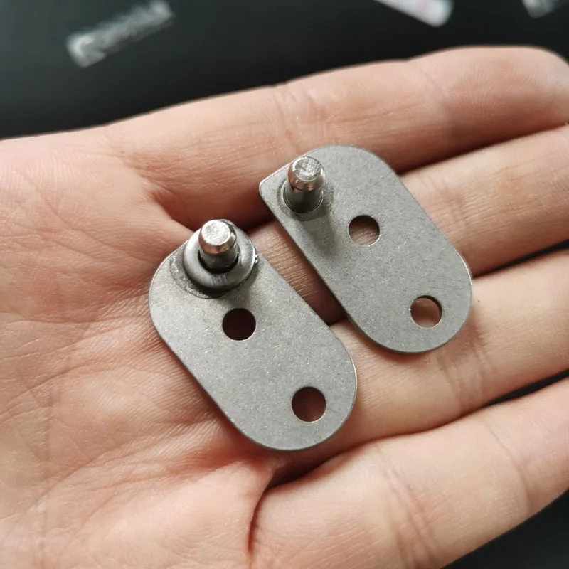 Left And Right Door Cabinets 18 * 32mm Rotating Shaft Top And Bottom Crystal Steel Door Rotating Hinge Hardware Accessories