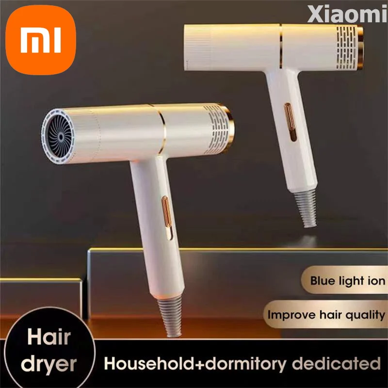 Xiaomi New Hair Dryer Negative Ion Hair Dryer High-speed Electric Turbine Dryer Constant Temperature Fast Drying Hair Dryer 2025