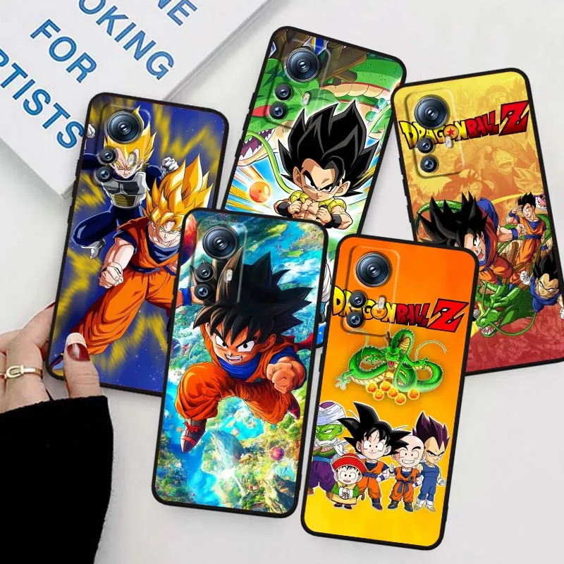 

Trendy Anime Son Goku For Xiaomi Mi 15 14 13 13T 12 12T 12S 11 11i 11T Pro Ultra Lite 5G Black Soft Phone Case