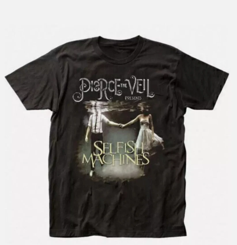 Pierce The Veil Selfish Machines T-Shirt Herrenbekleidung – Detail 3