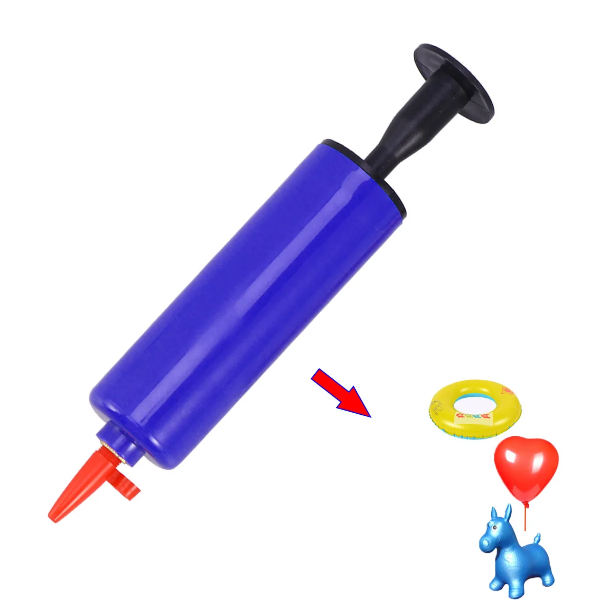 

Mini Inflator Balls Air Pump Needle Adapter Set Basketball Football Basketball Sports Accessories(Blue)