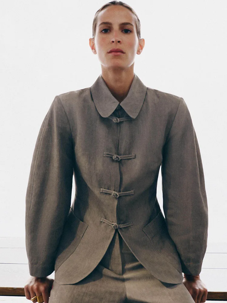 High-End Long Sleeve Jacket New Autumn 2026 2900668 803 Pants 1956668 803 Women's Fashion European Style Outerwear