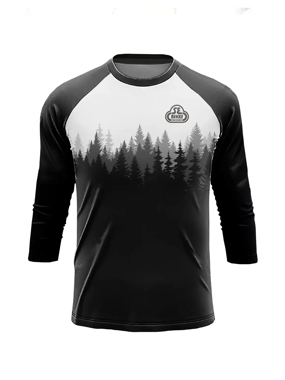AliExpress RIEJU 3/4 Sleeve Jersey MTB BMX DH Sweatshirt Quick Drying Fabric Summer Motorcycle Cycling Jerseys T-Shirt Suitable Race Clothing