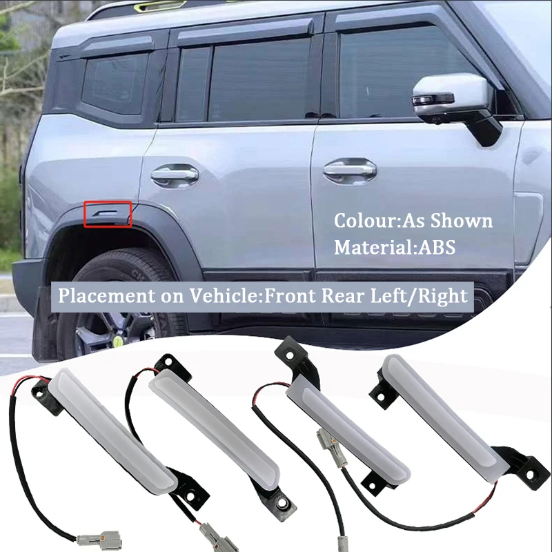 Fit For Chery Jetour Traveler T2 Car Wheel Brow Lamp Modification Left And Right Front Wheel Brow Lamp