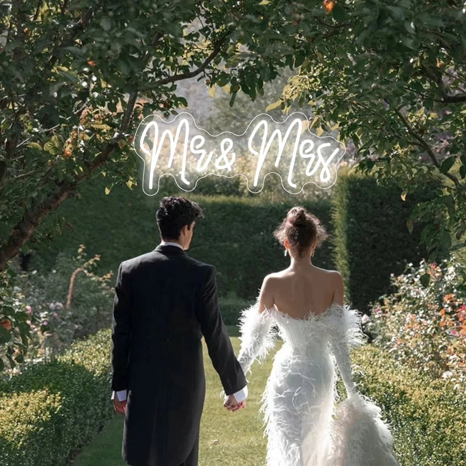 Mr & Mrs Neon Sign … - image