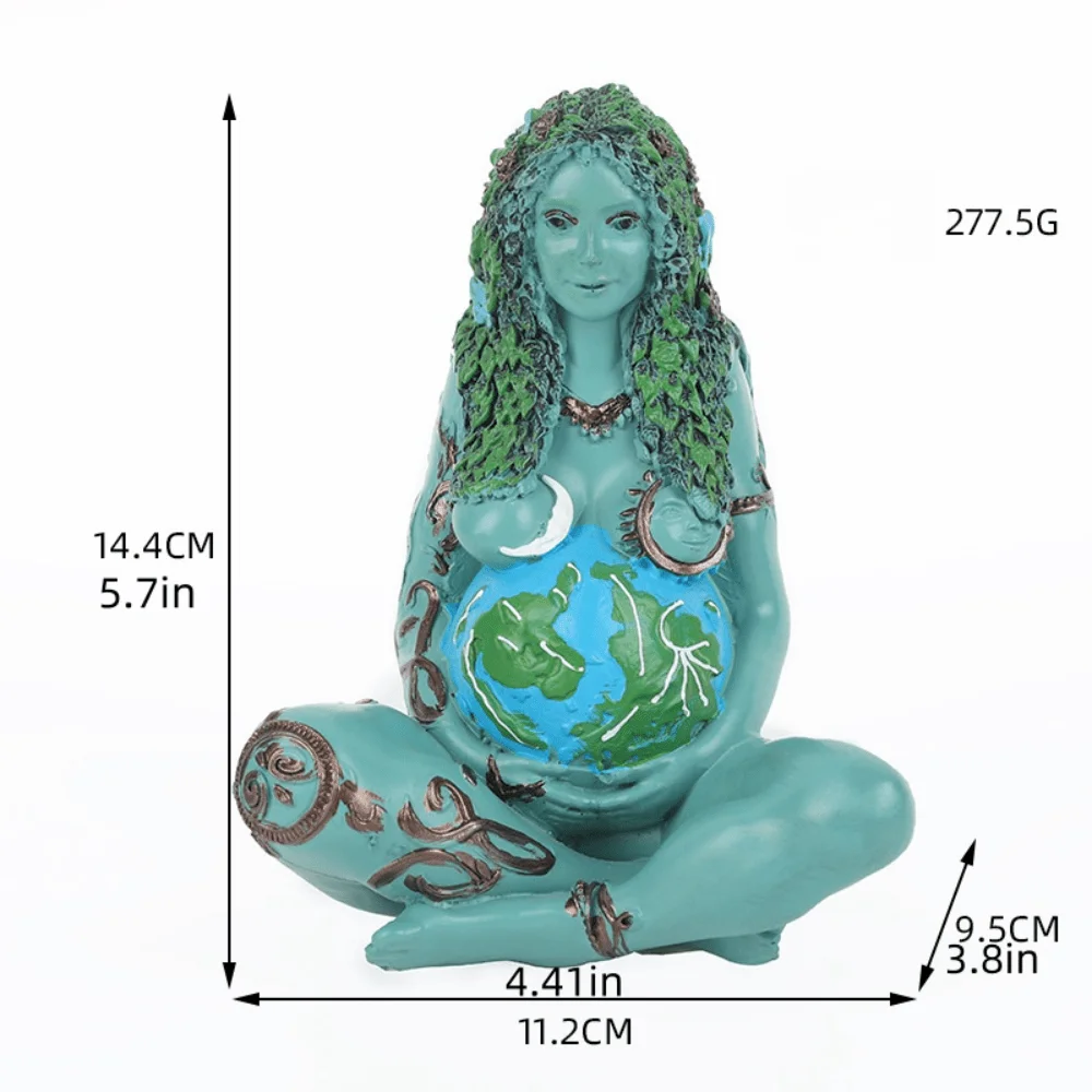 تمثال Nemesis Now Mother Earth Art، 17.5 سم، مرسومة يدويًا، راتنج، تمثال طبيعي مزخرف