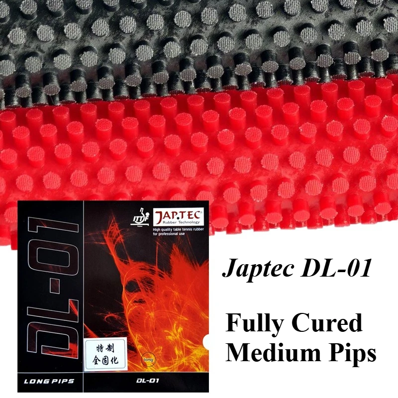 japtec-dl-01-完全硬化卓球ラバー-中ピップox-ロングピップ-耐久性のあるシンキングタイプ-奇妙な反転効果のあるピンポンラバー
