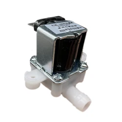 Válvula Solenoide eléctrica magnética de presión normalmente cerrada, interruptor de flujo de entrada de aire y agua, cc 12V, 24V, 220V