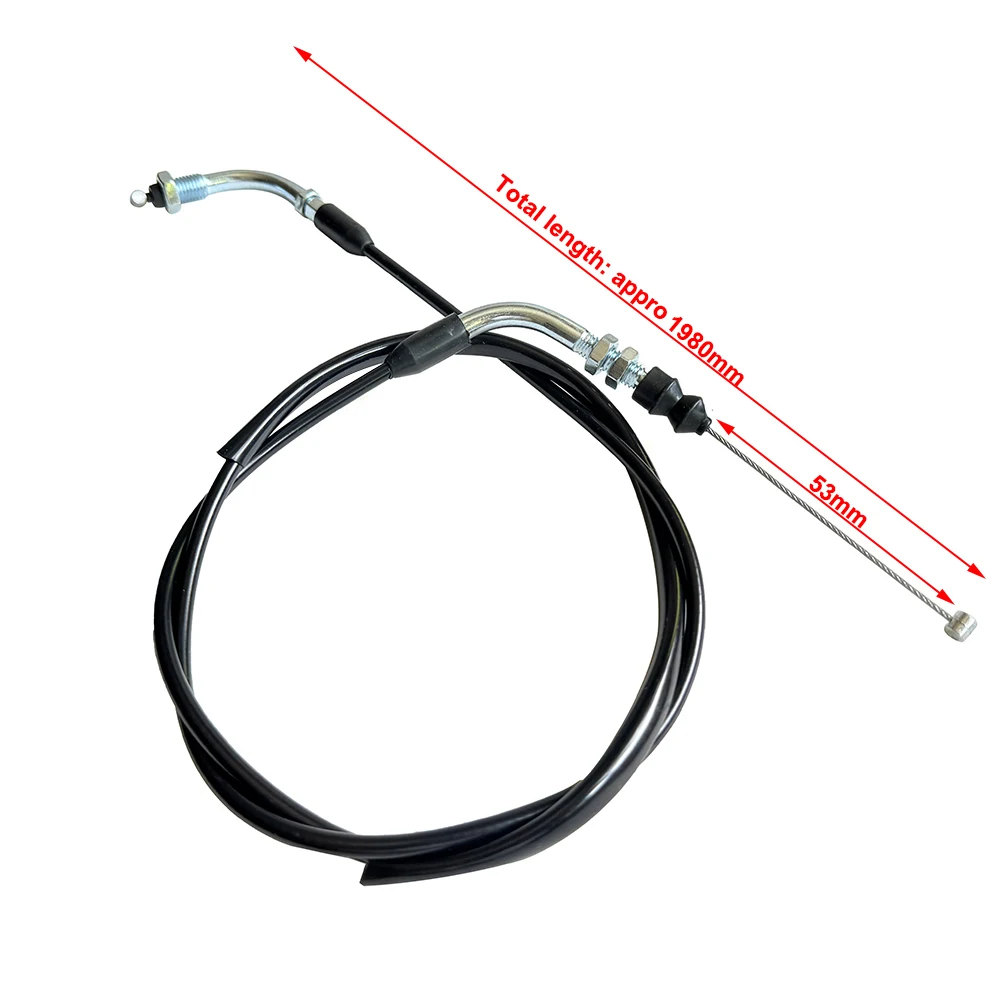 78 "/198 سنتيمتر خنق كابل ل GY6 50cc 60cc 80cc 125cc 150cc 139QMB 157QMJ محرك سكوتر الدراجة الذهاب كارت قطع غيار الدراجات النارية #2