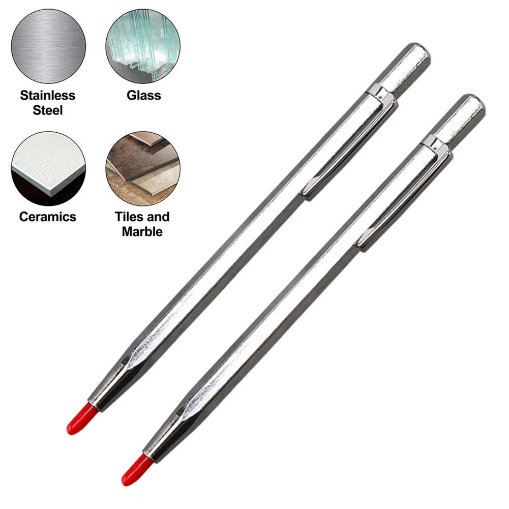 Tile Lettering Pen Reliable Metal Tile Lettering Pen for Precise and Consistent Engravings on Different Surfaces