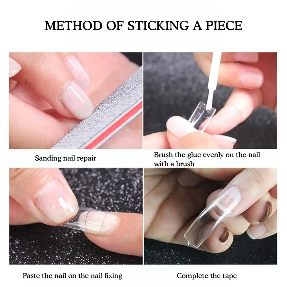 5 pz/vendita colla per unghie super forte punte acriliche e colla per unghie professionale con strass 10g colla a lunga durata ad asciugatura rapida