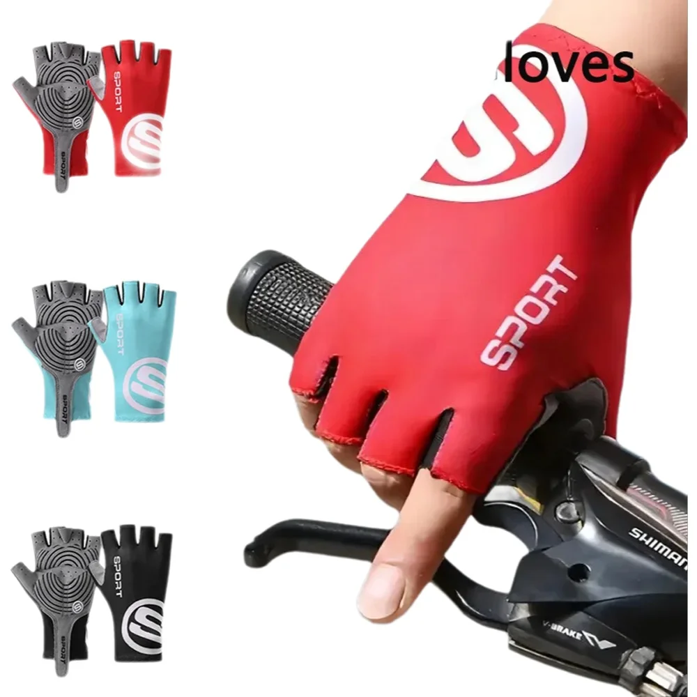 AliExpress WRELS Cycling Gloves Breathable Anti-Slip Sunscreen Half Finger Gloves Anti-UV Moisture Wicking Training Driving Fishing MTB Gloves