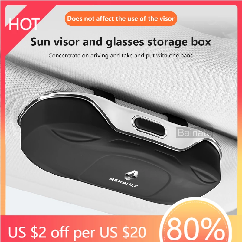 

Для Renault 2026, новые колпаки-концентраторы для Renault RS Captur Kadjar Scenic Koleos Duster Megane Logan, автомобильный козырек, солнцезащитные очки, чехол для очков G