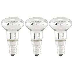 Lâmpada de substituição Lava Spotlight, Parafuso na lâmpada, Ponto refletor claro, Lâmpadas incandescentes, E14, R39, 30W, 3pcs