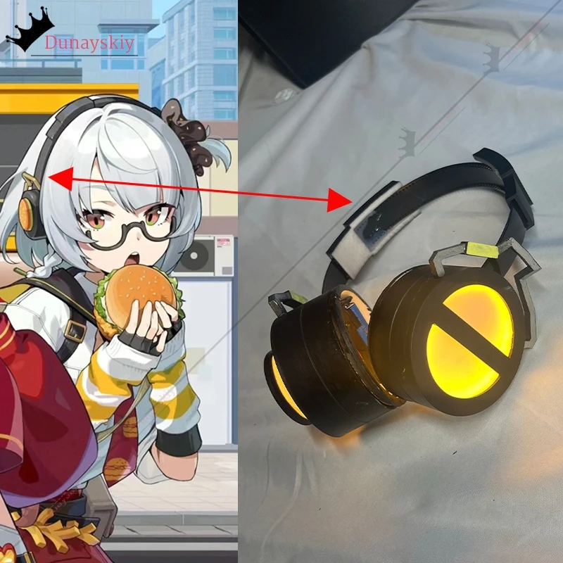 

YiNuo*Zenless Zone Zero Anby Headphones Demara Rabbit Duck JK Uniform Cosplay Costume Anime Video Game Character Roleplay ‌