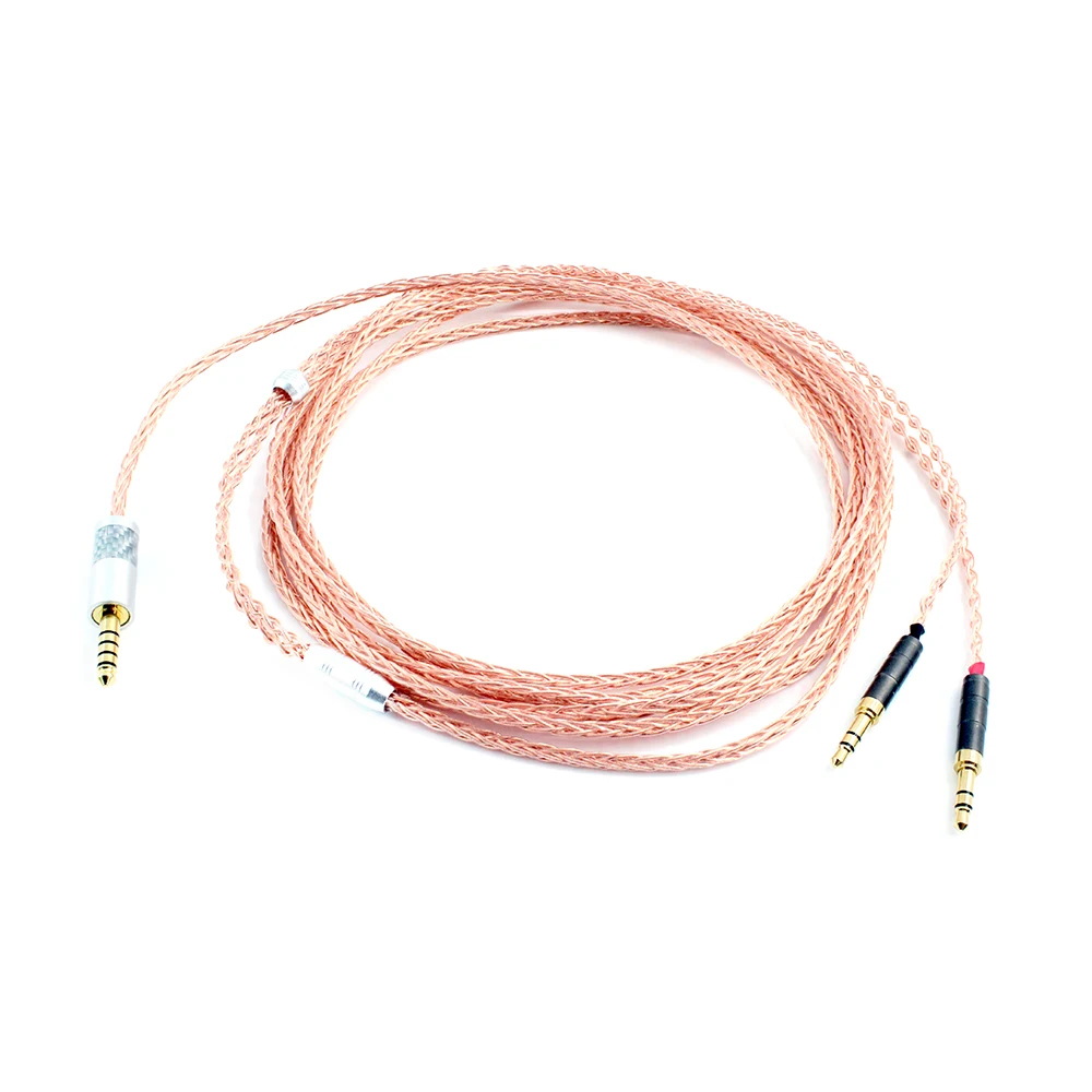 4 pin Xlr 4.4 2.5mm 8 Cores Headphone Earphone Cable For 3.5 Hifiman Ananda sundara HE1000se HE6se he400 Z7M2