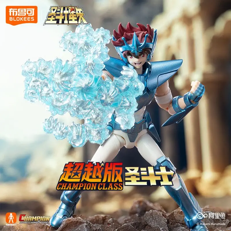 Blokees Saint Seiya Pegasus Seiya Bausteine Actionfigur Bewegliches Sammlermodell Tischdekoration für Anime-Fans