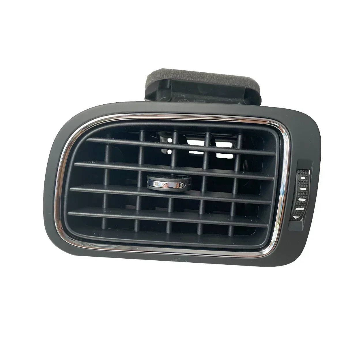 x1 Dash AC Glossy/Matt Black Air Outlet Chrome Vent Grill For VW Polo 5 6R GTI Mk5 Hatchback GTS 2014-2018 6R0819703 6R0819704