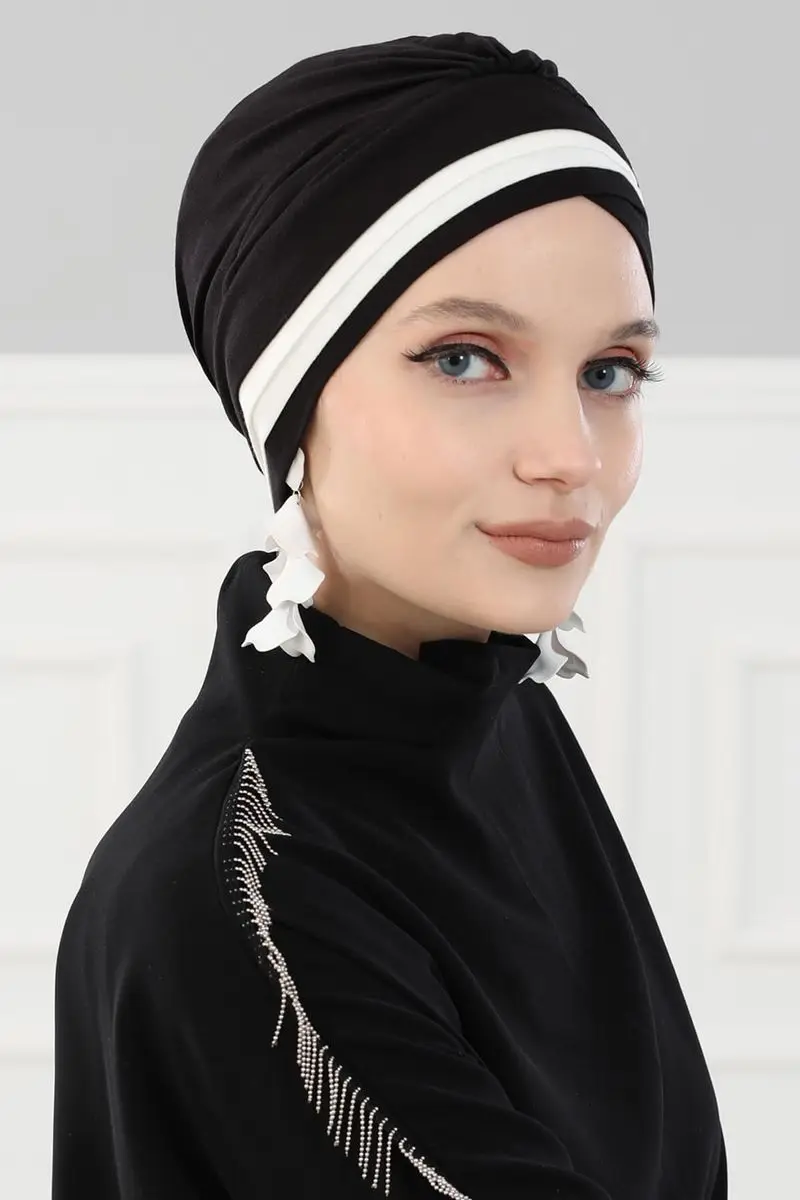 Doppel farbe gekämmte Knochen schwarz