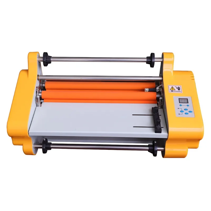 Compact A3 Electric Laminator Machine Double Sided Hot Cold Film Lamination Press Small Office Home School Photo Document Menu