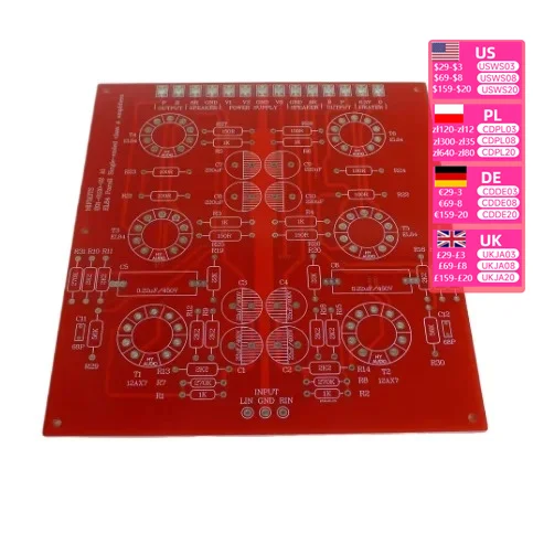 parallel single ended back-end circuit board DIY AUDIO NOTE OTO  EL84