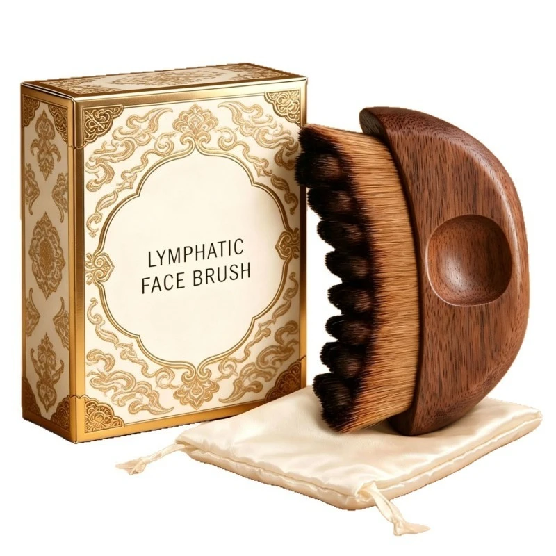 Massager for Face Lymphatic Contour ,Skin Scraping Body Sculpting ,Face Guasha Brush Drainage Massager Brush Facial Massage gallery 5