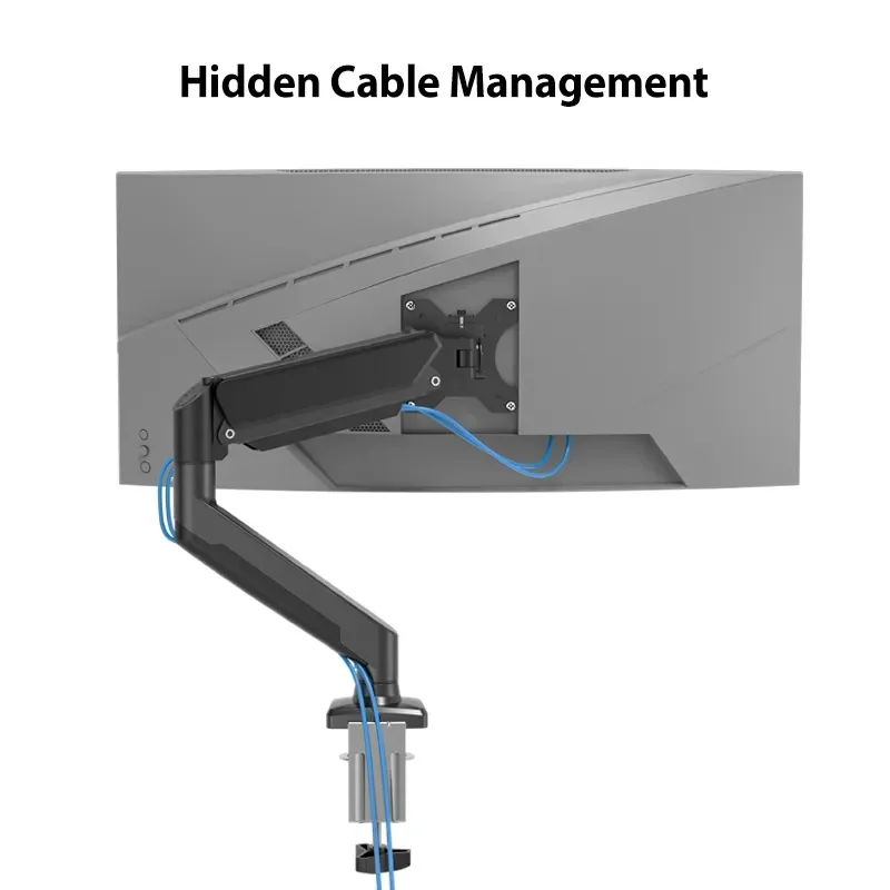 Настольное крепление Bewiser для монитора, 13-32 дюйма, вес до 19,8 фунтов (9 кг), кронштейн для экрана с регулируемой высотой и вращением на 360 °