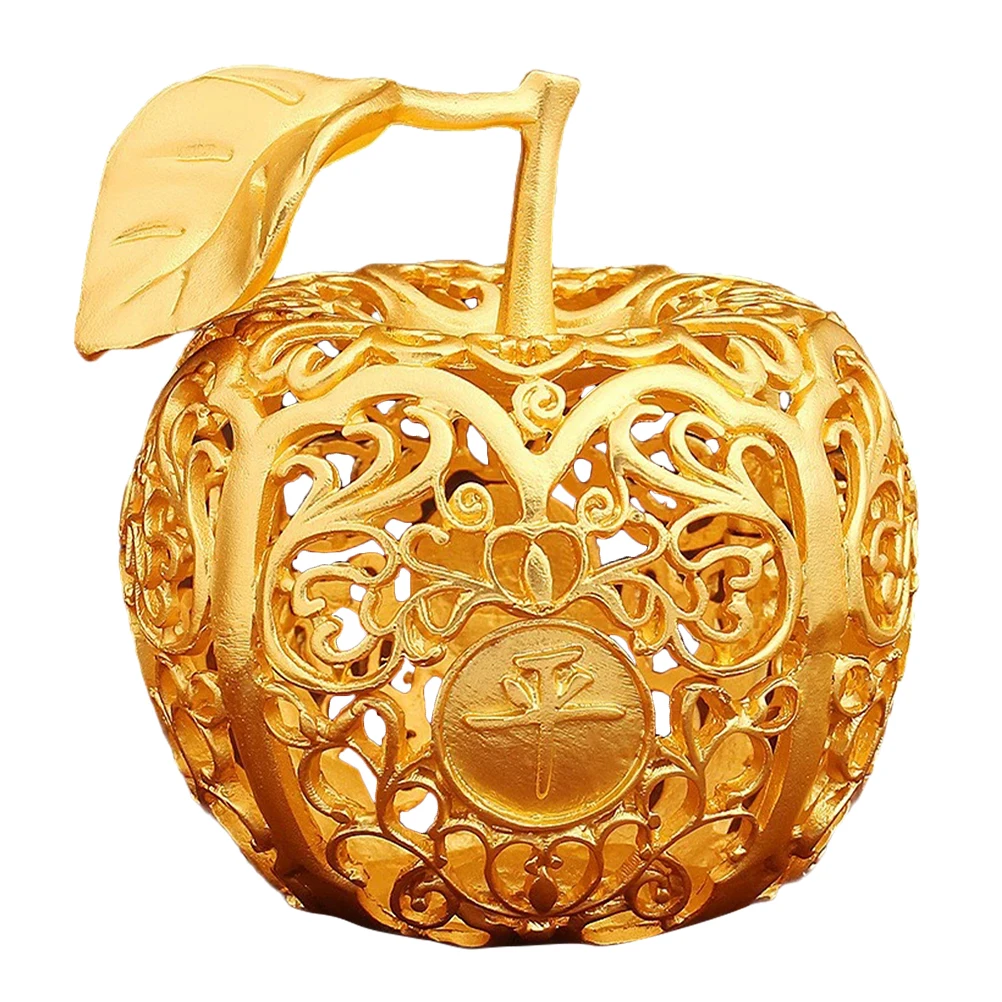 

Ornament Elegant Metal Sculpture Suitable for Living Room Office Shelf Decor Christmas Feng Shui Good Luck Fruit
