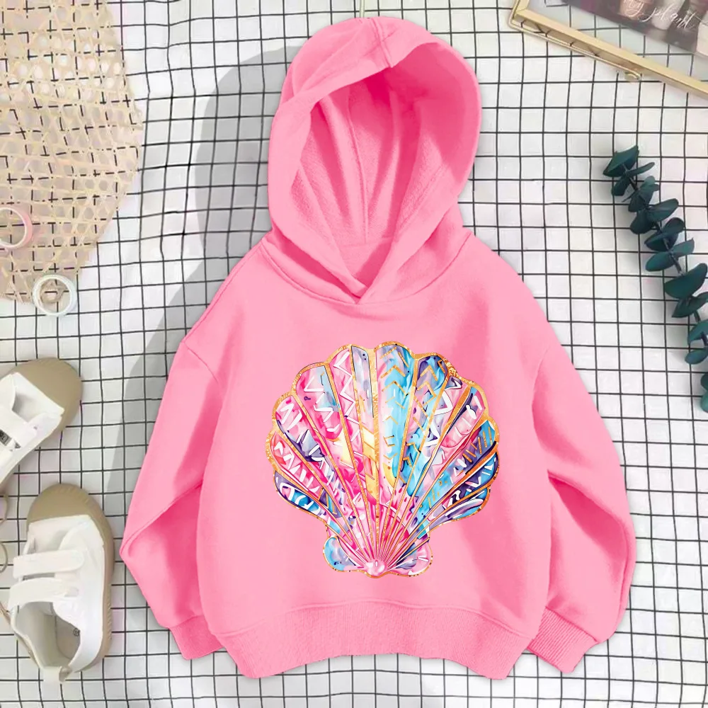 Cross-border printed sweatshirt for girls in autumn new baby style long-sleeved tops children's loose coats children's clothing