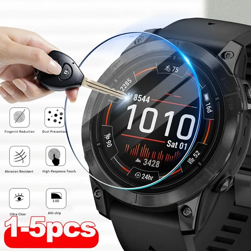 กระจกนิรภัยสําหรับนาฬิกา Garmin Foreruuner165/955/255 ป้องกันหน้าจอกระจกตําแหน่ง Anti-Scratch ฟิล์มสําหรับ Garmin Accessorie