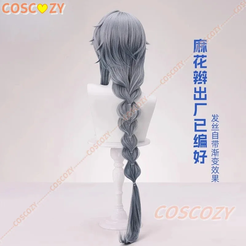 

qq273 Honkai Star Rail Sunday Косплей Парик Серые Длинные Волосы Новая Кожа Хэллоуин Карнавал Вечеринка Аниме Аксессуар