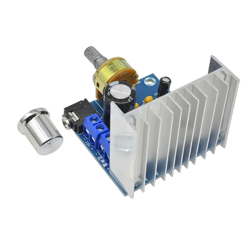 AA08-TDA7377 Scheda amplificatore audio stereo versione 2.0 35W + 35W Modulo doppio canale Alimentatore DC 12V