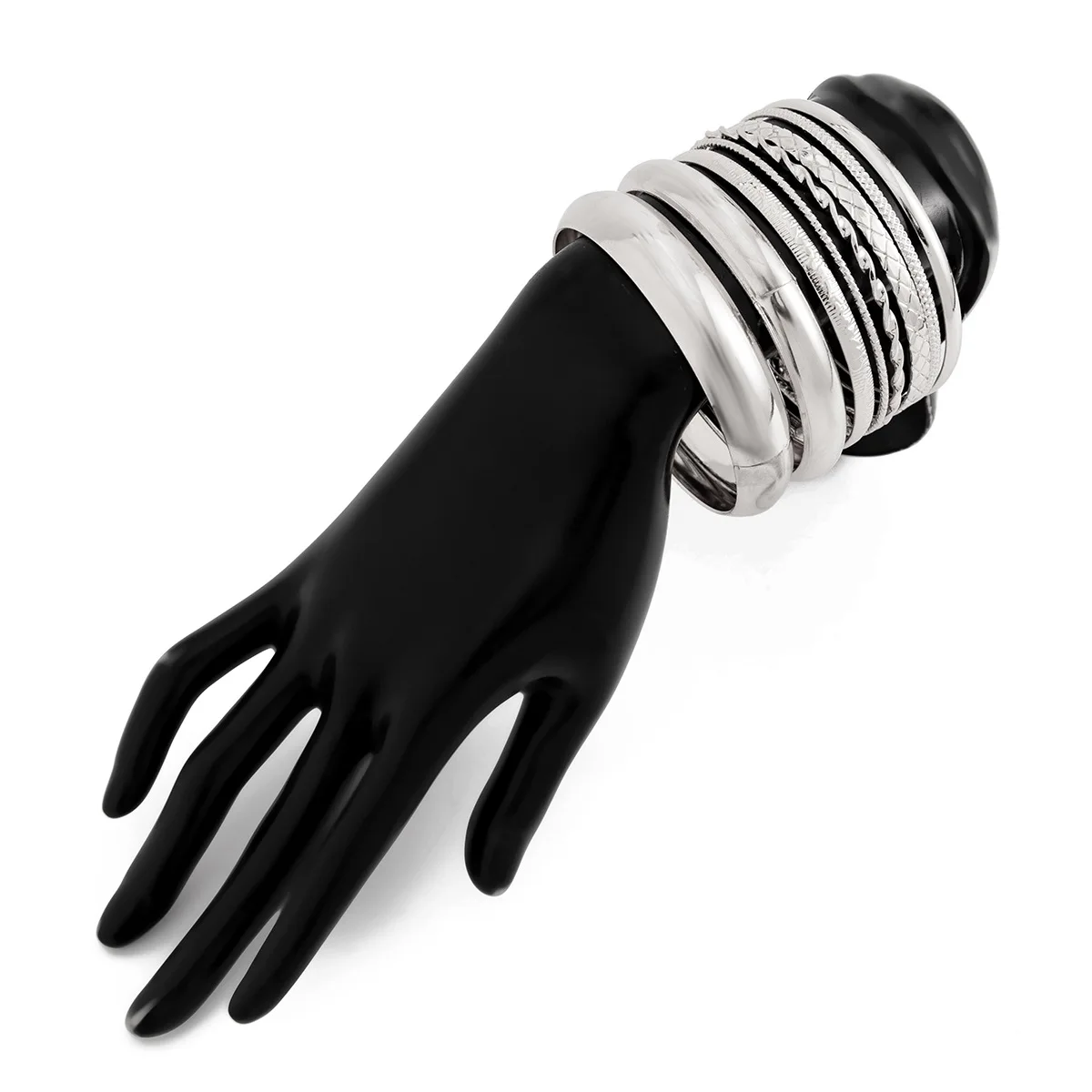 أزياء سوار سطح أملس لفتاة السيدات أساور وأساور مجموعات الذراع مجوهرات Brazalete