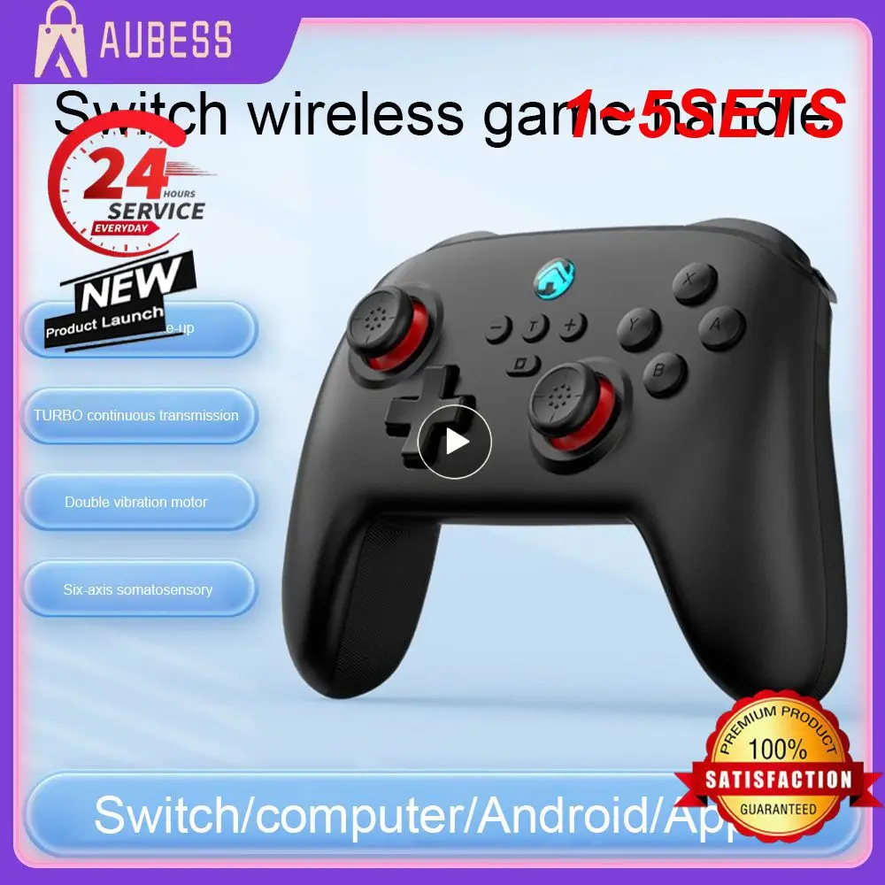 

1~5SETS Easy To Carry Wireless Handle Durable Game Console Simple And Stylish Somatosensory Game Controller