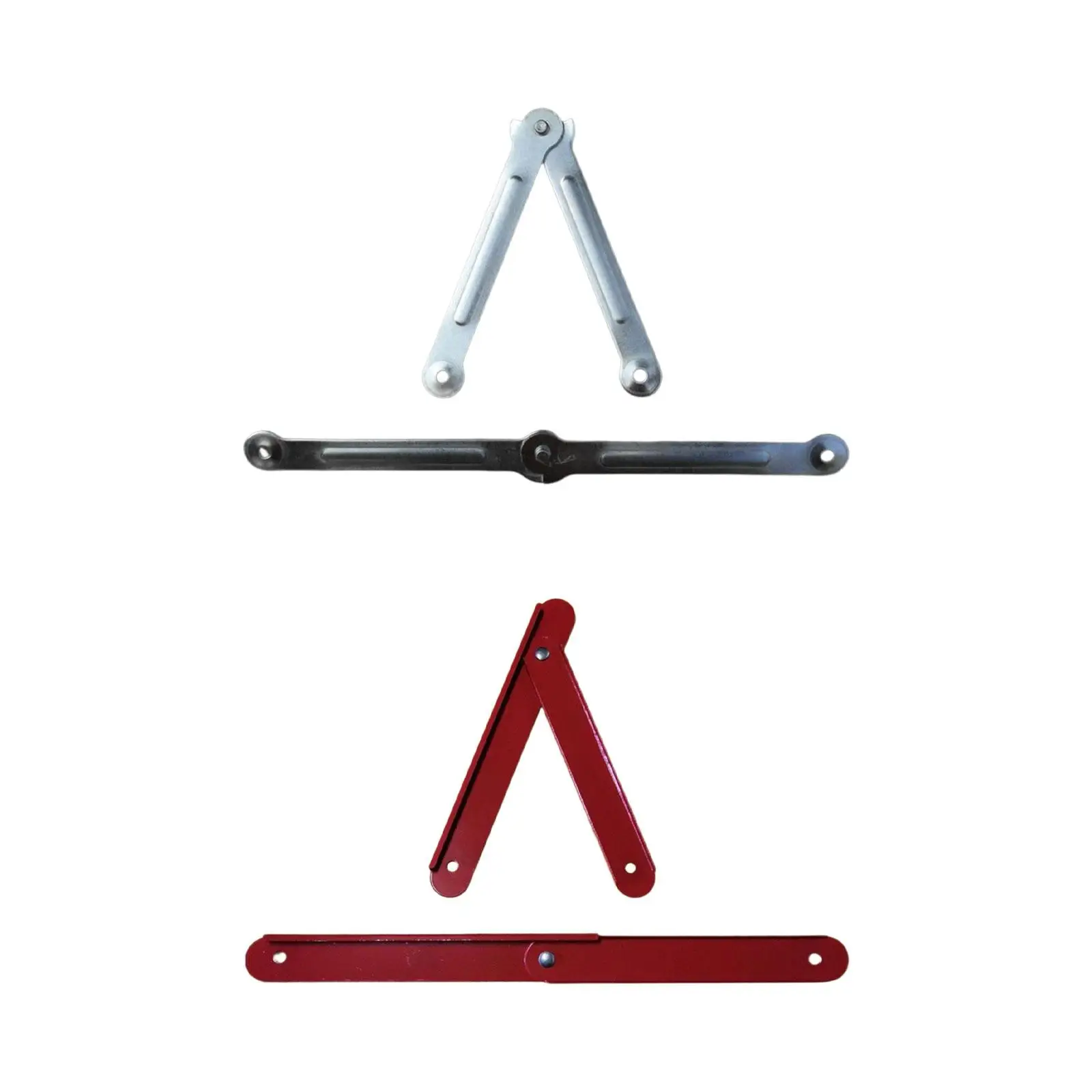 2x Replacement Ladder Rod Attachment Metal Bracket with Screw Replacement Kits Stepladders Tie Rod Ladder Accessories