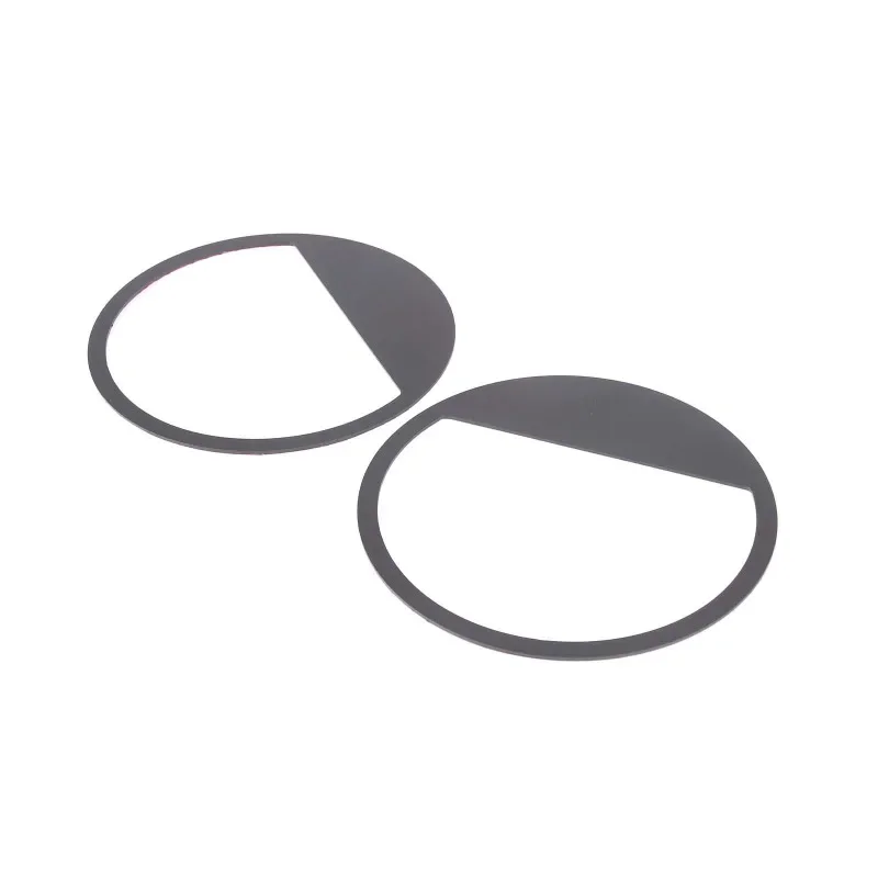 

Suetlcoity For Land Rover Defender 2004-2019 Aluminum Alloy Black Car Headlight Angry Eyes Headlight Cover Trim Car Accessories