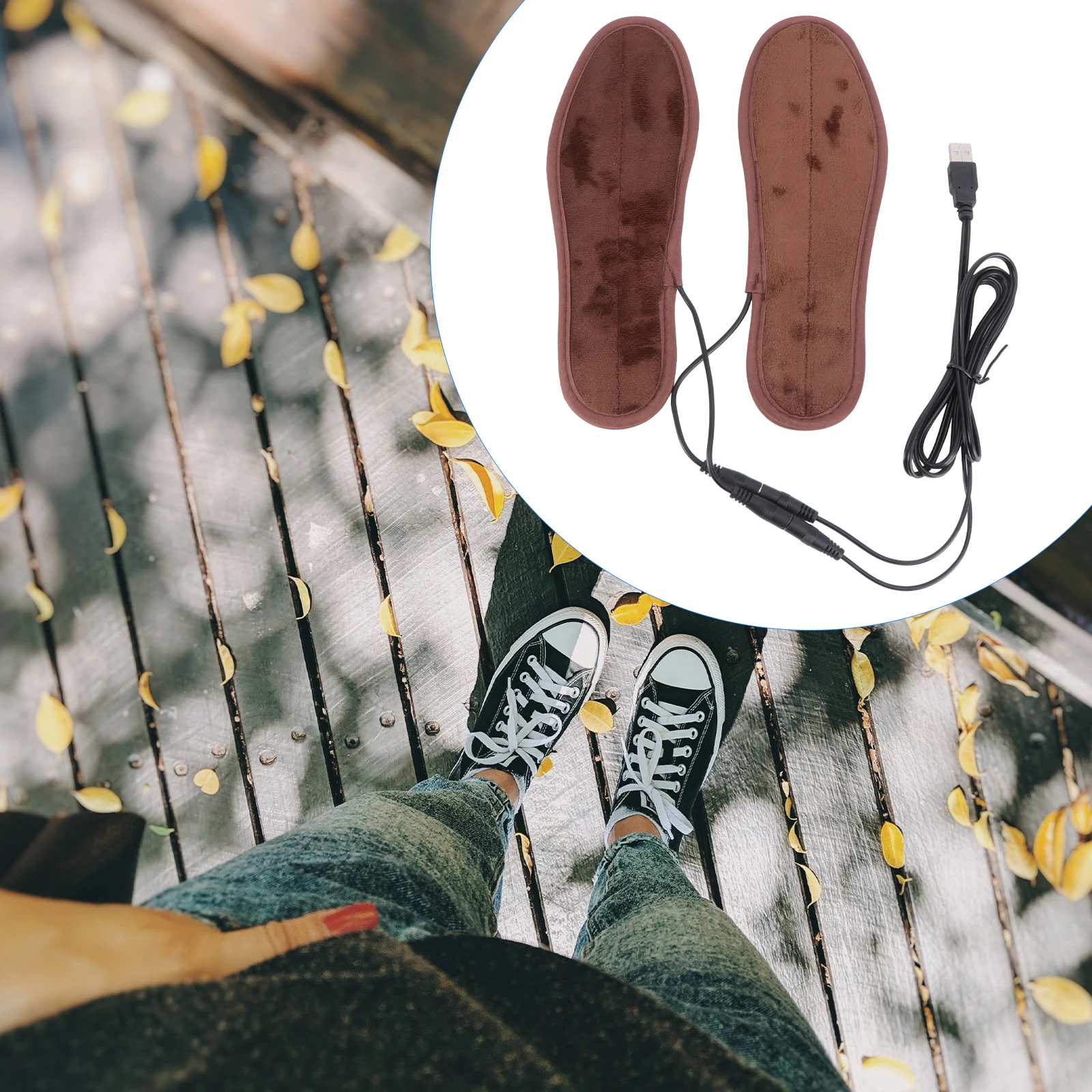 

Usb Usb Insoles Shoe Inserts Insoles Shoe Inserts Winter Warm Foot Pads Reusable Washable 5V 2A Size 35-36