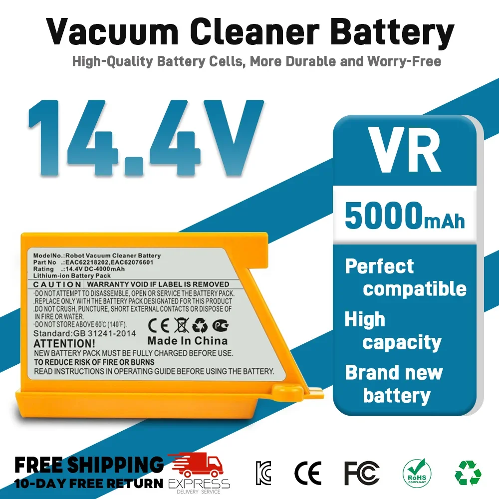 

Робот-пылесос для аккумулятора LG VR65720LVMP VR65715LVM EAC 62218205 VR66750LVWP EAC 60766107 АГМ 30061001 Подметальная уборка