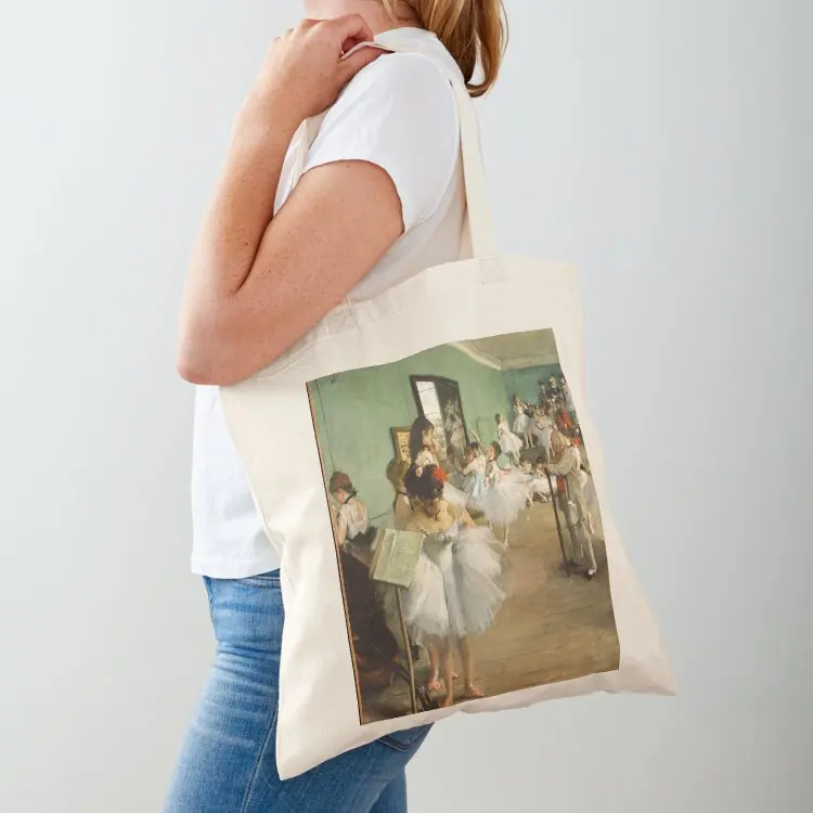 

The Dance Class by Edgar Degas Tote Bag eco bag folding shopping bags foldable tote bags men Women's handbag